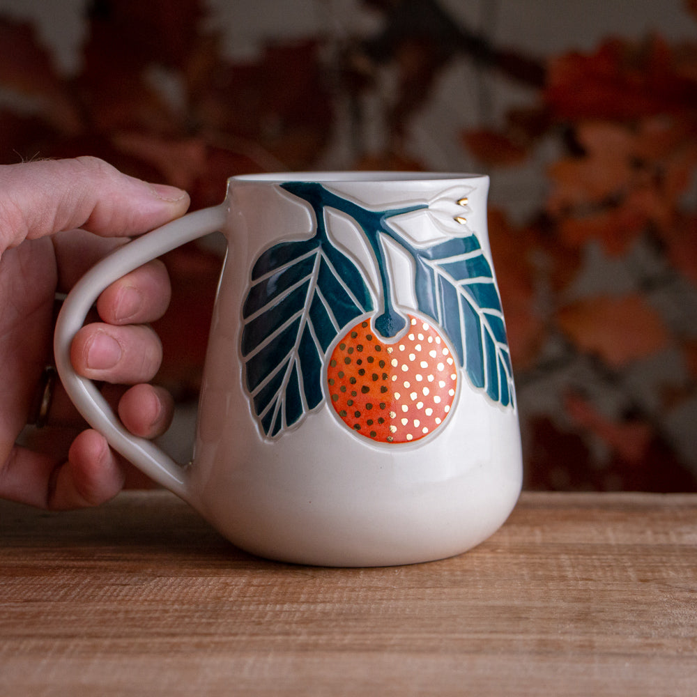Tall Clementine Mug #1 [19oz]