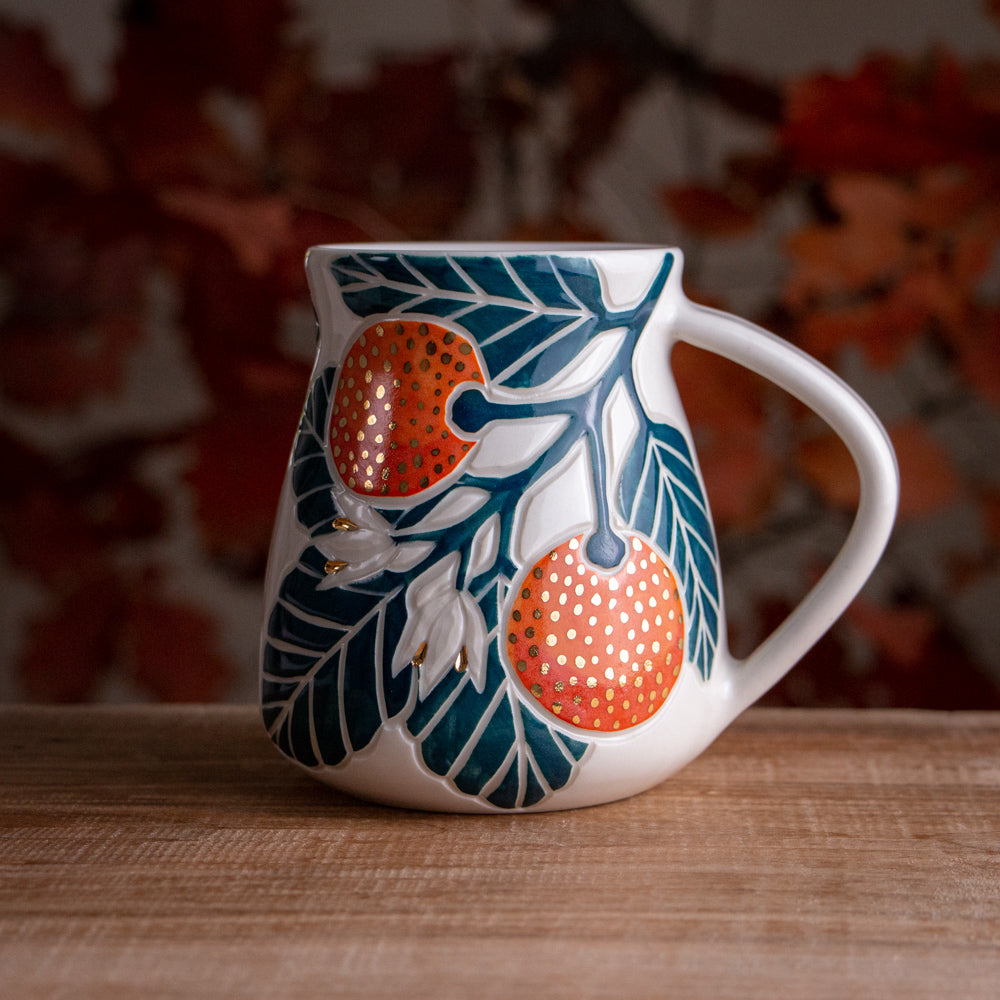 Tall Clementine Mug #2 [18oz]