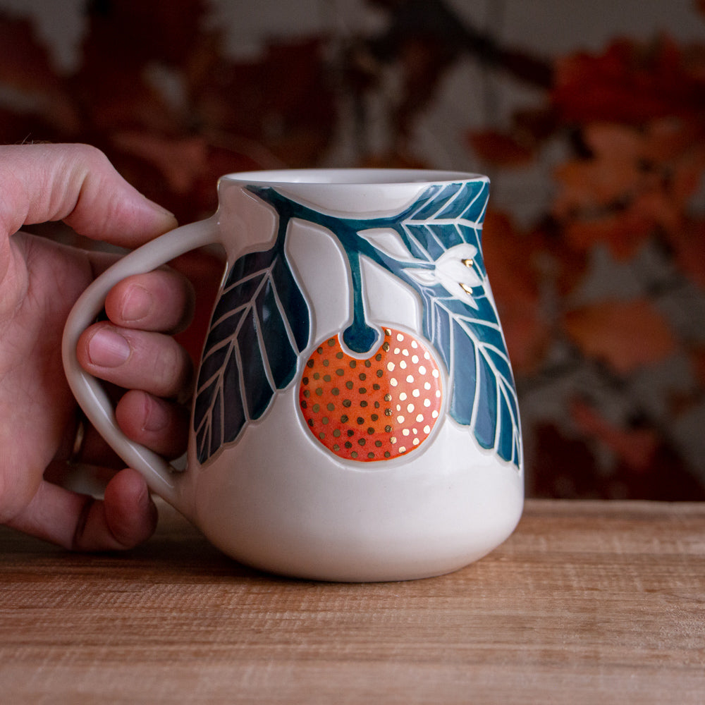 Tall Clementine Mug #2 [18oz]