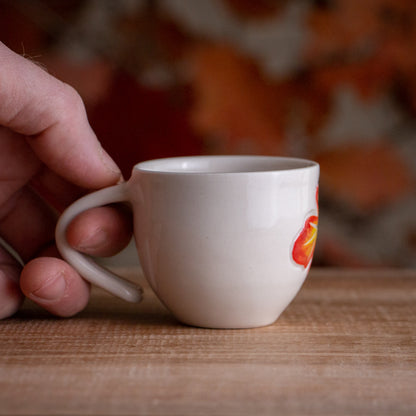 Autumn Oak Branch Espresso Cup #2 [3oz]
