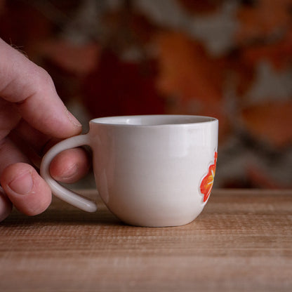 Autumn Oak Branch Espresso Cup #3 [3oz]