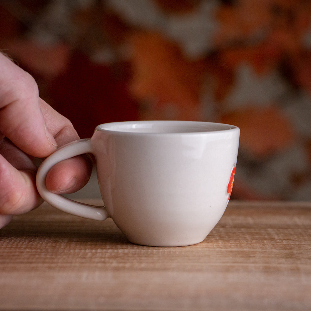 Autumn Oak Branch Espresso Cup #4 [3oz]