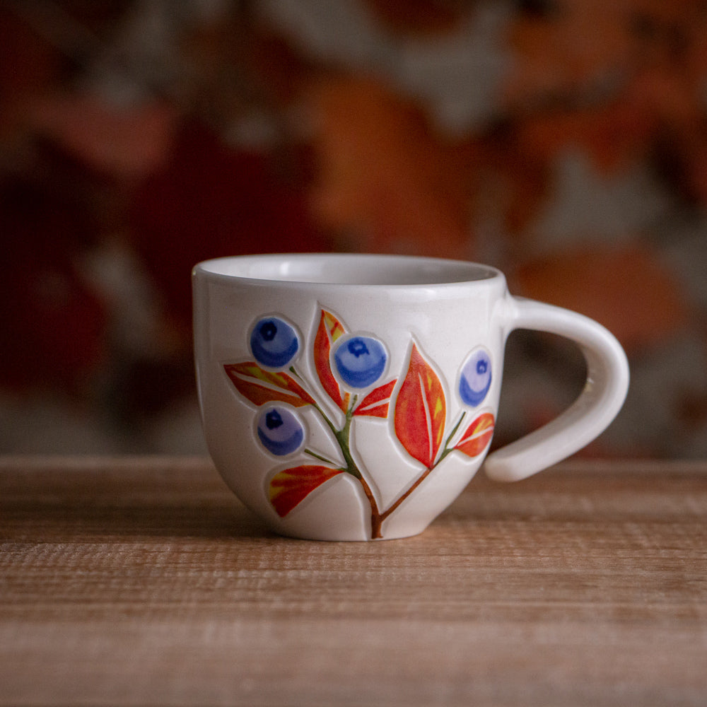 Autumn Blueberry Espresso Cup #3 [3.25oz]