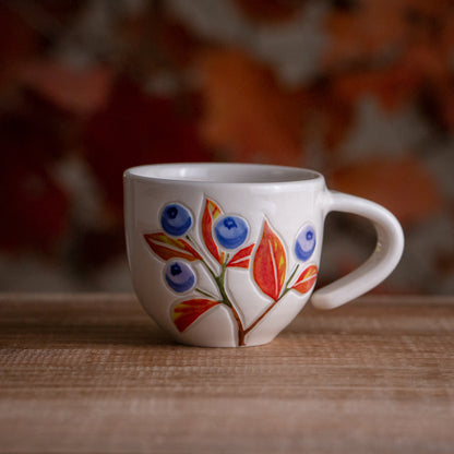 Autumn Blueberry Espresso Cup #3 [3.25oz]