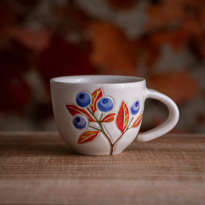 Autumn Blueberry Espresso Cup #4 [3oz]