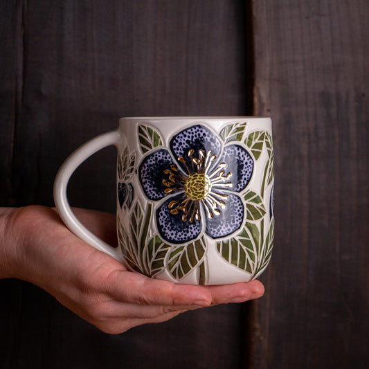 Dark Hellebore Mug 16oz