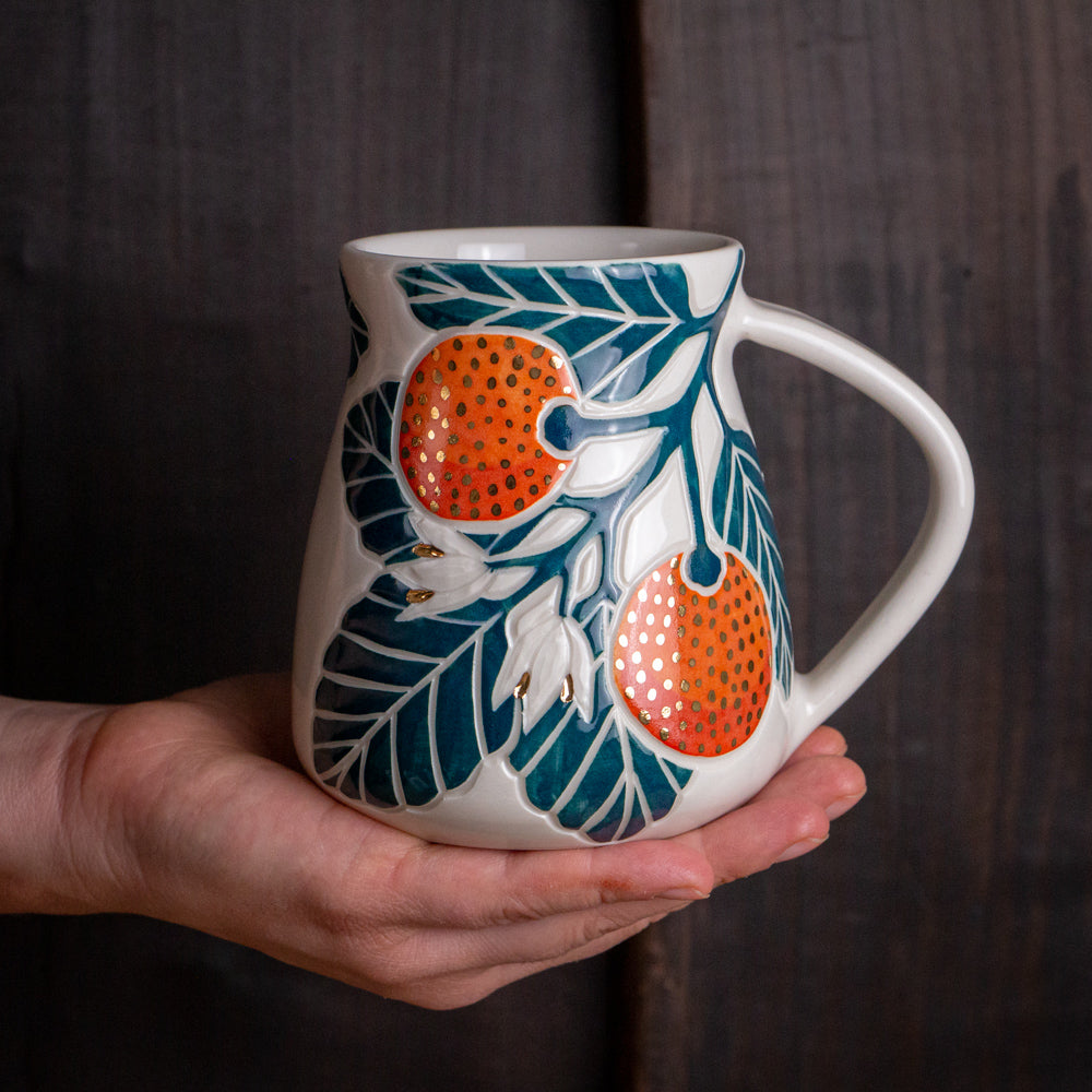 Tall Clementine Mug #2 [18oz]