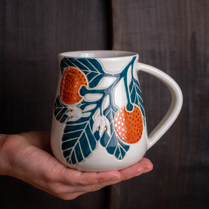 Tall Clementine Mug #4 [19oz]