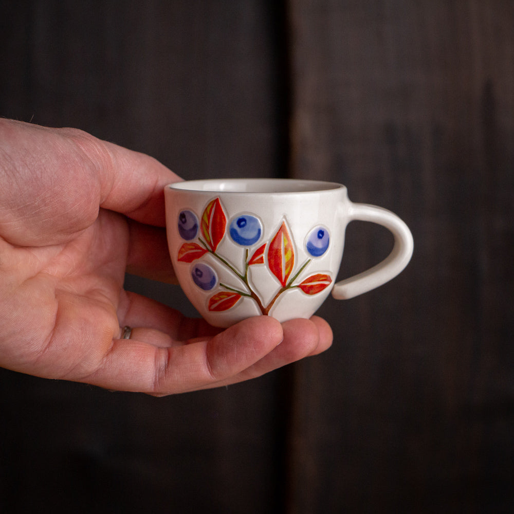 Autumn Blueberry Espresso Cup #2 [2.75oz]