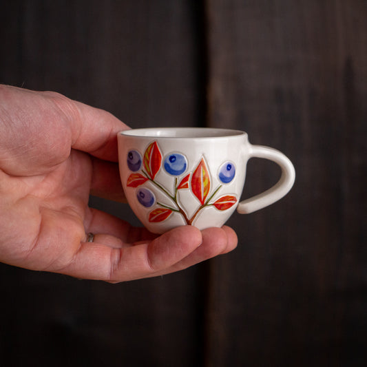 Autumn Blueberry Espresso Cup #2 [2.75oz]