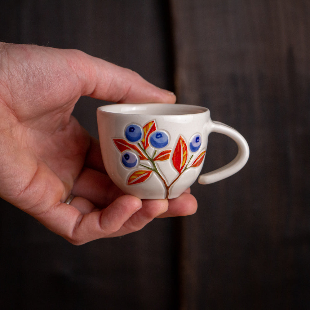 Autumn Blueberry Espresso Cup #4 [3oz]