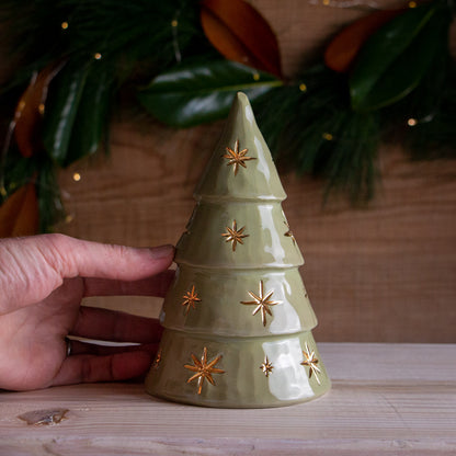 Green Stars Christmas Tree