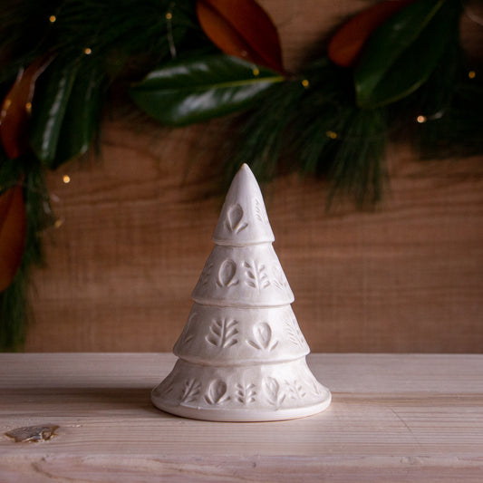 Cottage Porcelain Christmas Tree