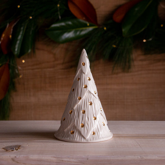 Gold Bulb Christmas Tree