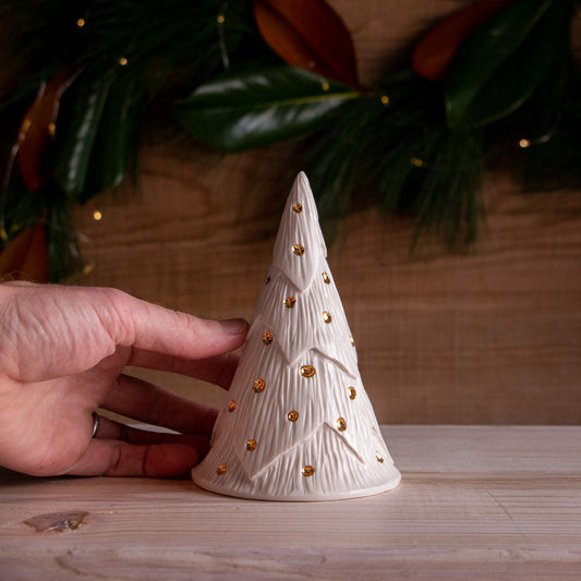 Gold Bulb Christmas Tree