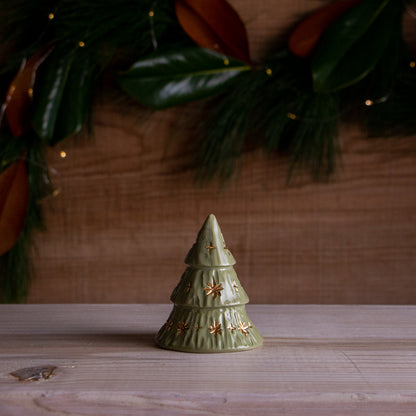 Small Green Star Christmas Tree