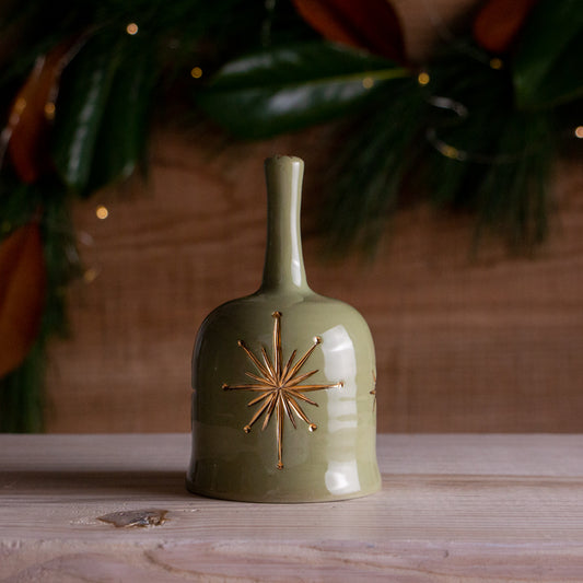 Green Tinted Star Bell