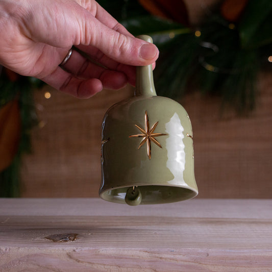 Green Tinted Star Bell