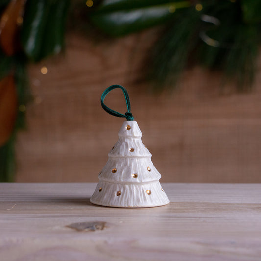 Small "Gold Bulb" Christmas Tree Bell
