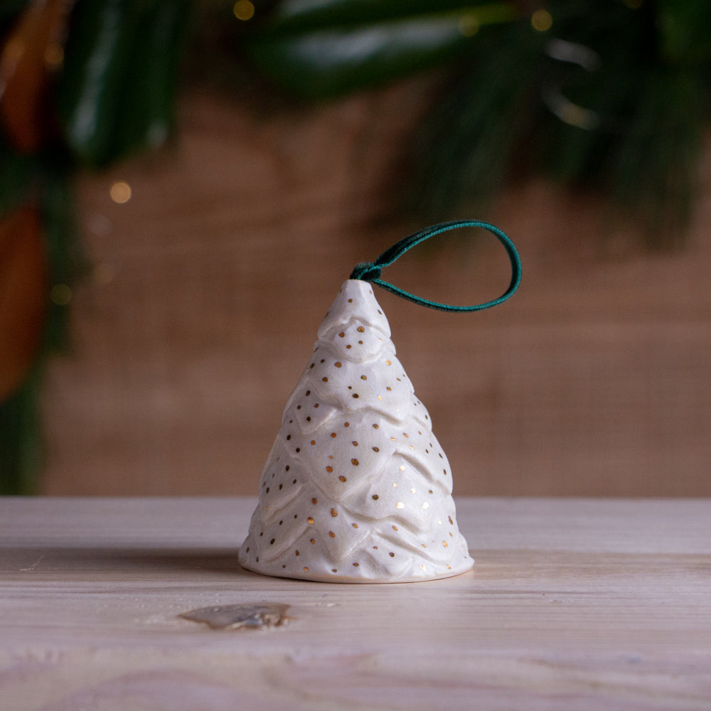 Small "Twinkle Lights" Christmas Tree Bell