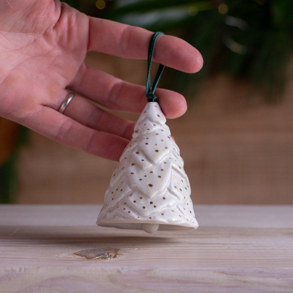 Small "Twinkle Lights" Christmas Tree Bell