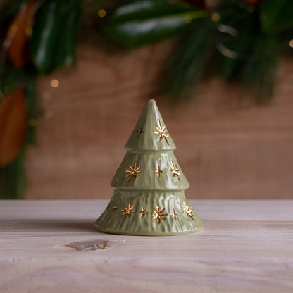 Small Green Star Christmas Tree