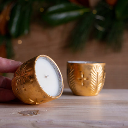 Tea Light Golden Table Set #1