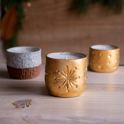 Tea Light Golden Table Set #3