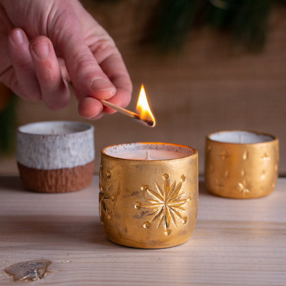 Tea Light Golden Table Set #3