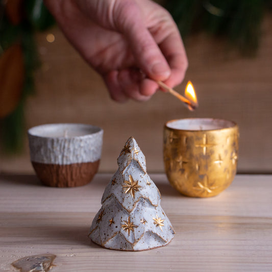 Tea Light Golden Table Set #4