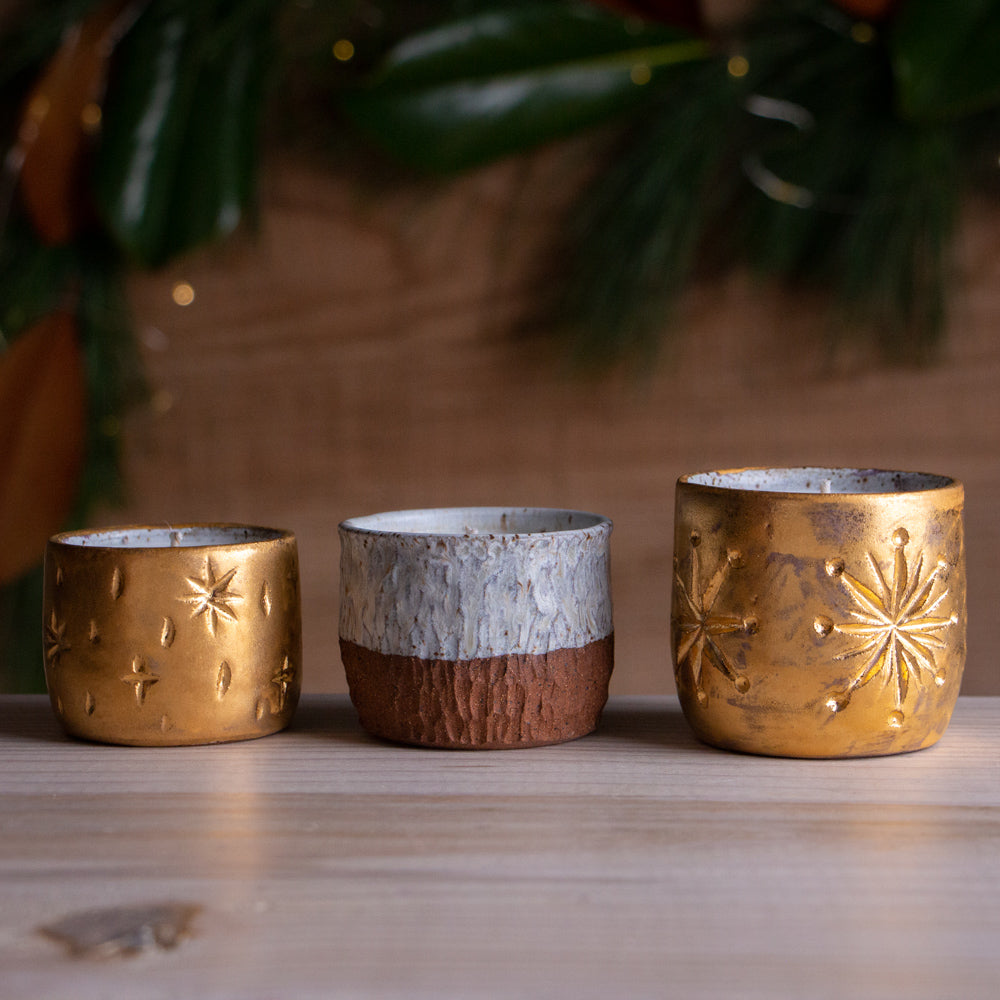 Tea Light Golden Table Set #3