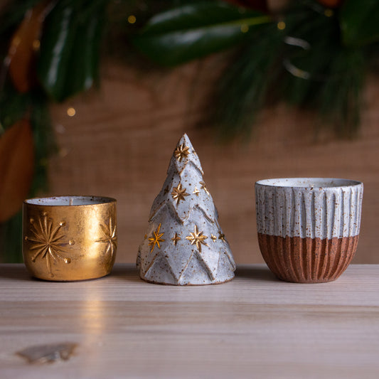 Tea Light Golden Table Set #5