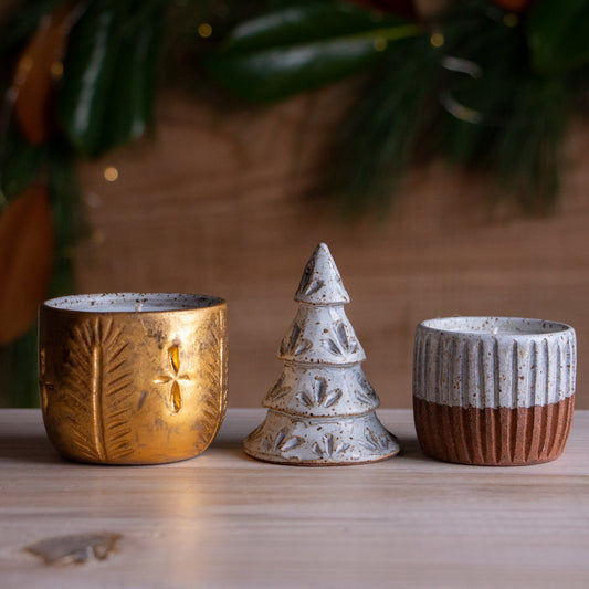 Tea Light Golden Table Set #6