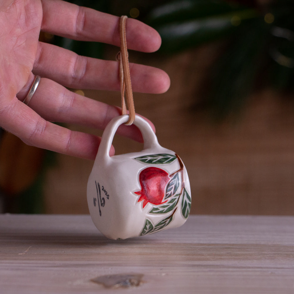 Pomegranate Tiny Mug Ornament