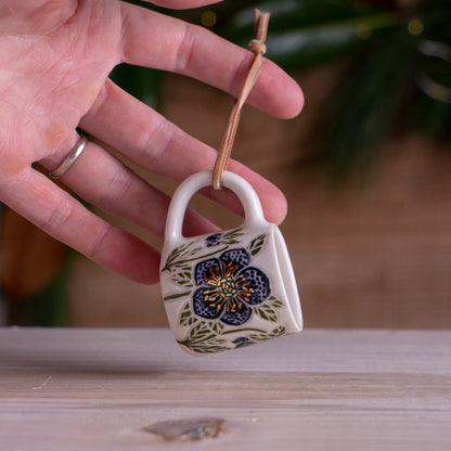 Hellebore Tiny Mug Ornament