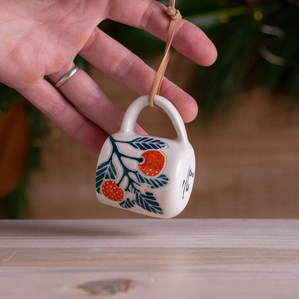 Clementine Tiny Mug Ornament