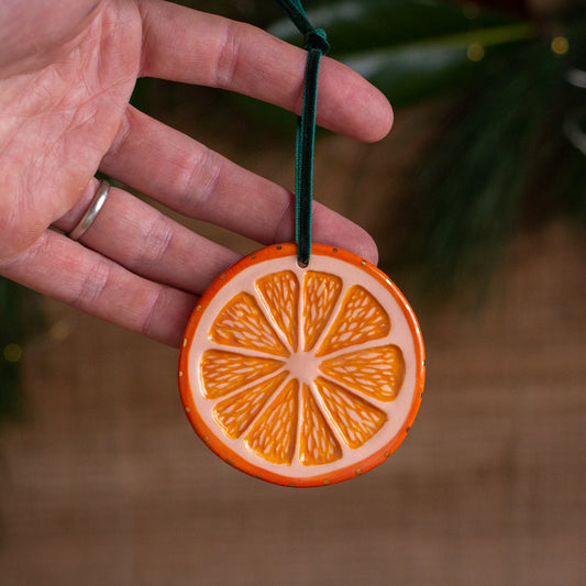 Clementine Slice Ornament