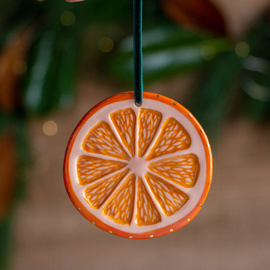 Clementine Slice Ornament