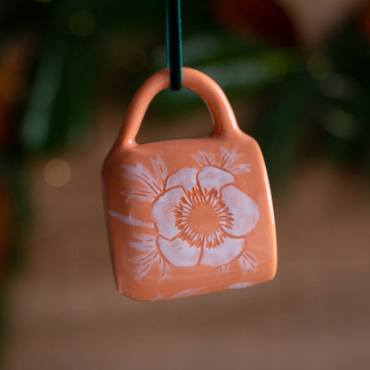Peach Anemone Tiny Mug Ornament #1
