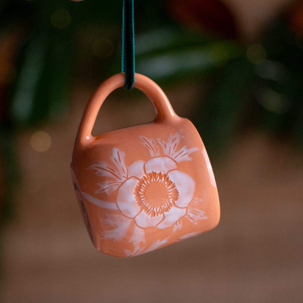 Peach Anemone Tiny Mug Ornament #2