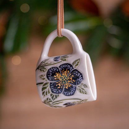 Hellebore Tiny Mug Ornament
