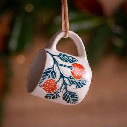 Clementine Tiny Mug Ornament