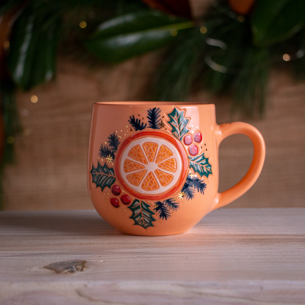 Orange Slice Mug #6 [14oz]