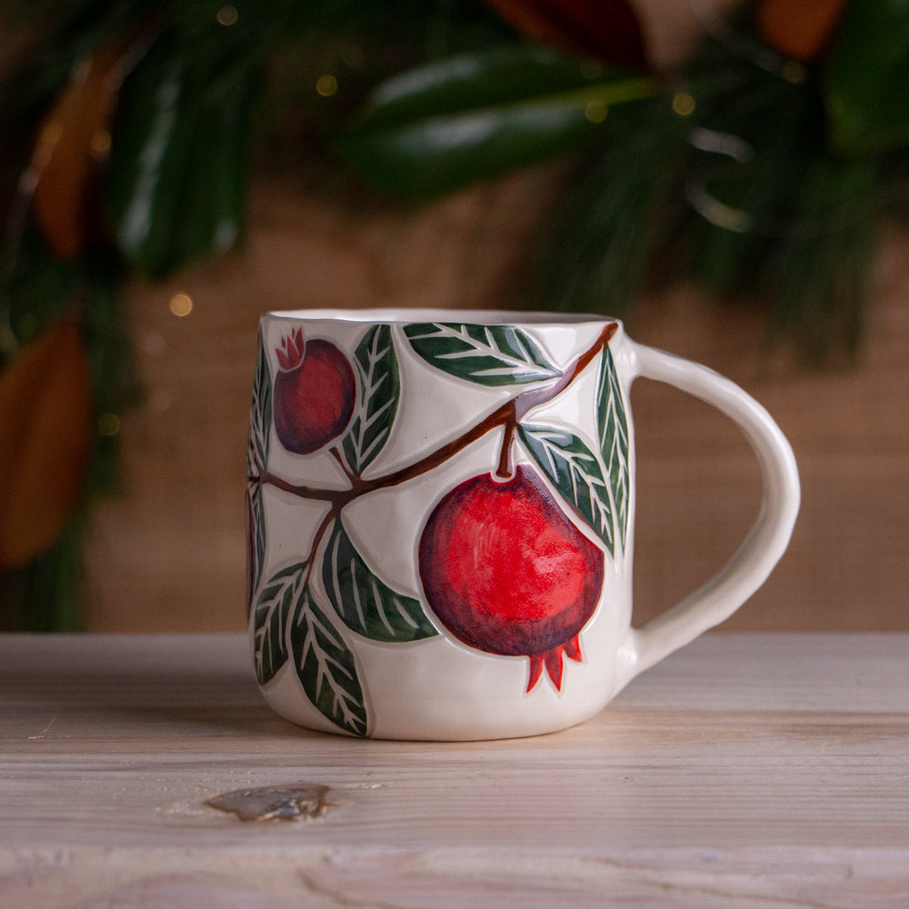 Pomegranate Holiday Mug #2 [14oz]
