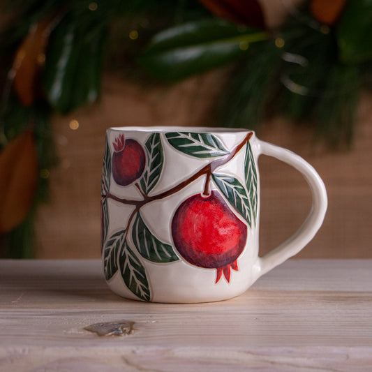 Pomegranate Holiday Mug #2 [14oz]