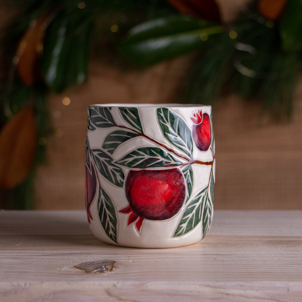 Pomegranate Holiday Mug #2 [14oz]