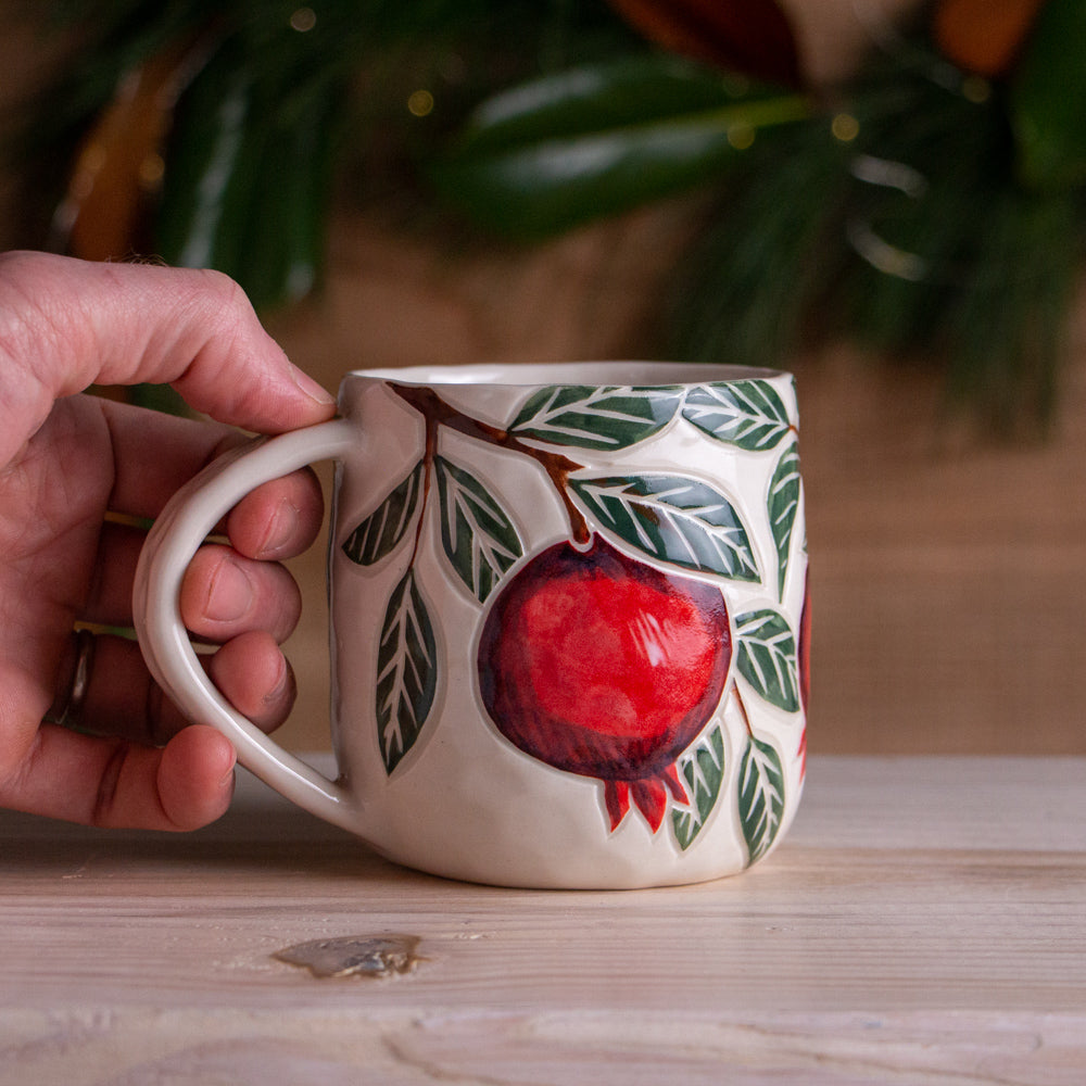 Pomegranate Holiday Mug #3 [15oz]
