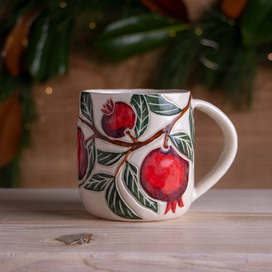 Pomegranate Holiday Mug #4 [15oz]