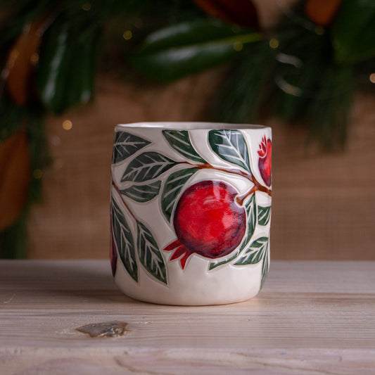 Pomegranate Holiday Mug #4 [15oz]