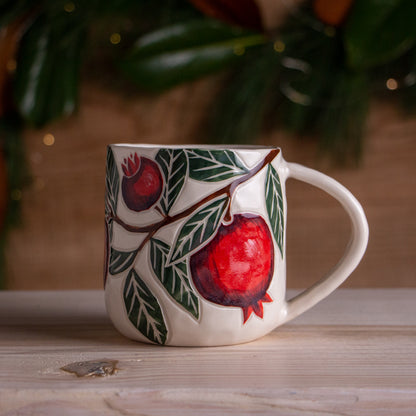 Pomegranate Holiday Mug #5 [14oz]